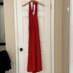 Halter top maxi dress